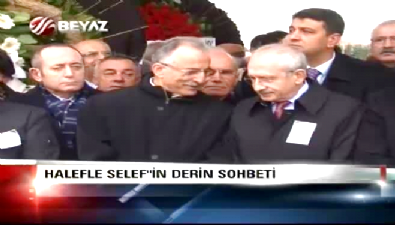 Kemal Kılıçdaroğlu ile Deniz Baykal cenaze töreninde biraraya geldi
