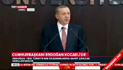 Cumhurbaşkanı Erdoğan: Soru çalarak belli kurumlara geldiler