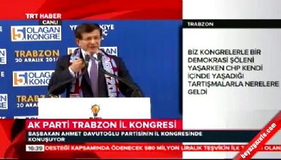 Başbakan Davutoğlu'ndan CHP'ye darbe göndermesi