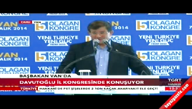 bakanlar kurulu - Başbakan Davutoğlu Van'da konuştu...  Videosu