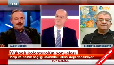 kalp sagligi - Ahmet Rasim Küçükusta ve Yağız Üresin'in kolesterol tartışması  Videosu