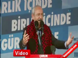 CHP Çorum Mitingi 2014 - Kılıçdaroğlu Yine Gaf Yaptı