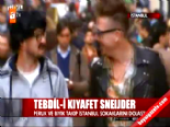 Galatasaraylı Futbolcu Wesley Sneijder Takma Saç ve Bıyıkla İstanbul Sokaklarında! 