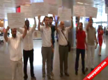 gazze - Atatürk Havalimanı’nda 5 Dilde İsrail Protestosu  Videosu