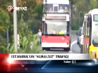 kural ihlali - İstabul trafiğinden akıl almaz görüntüler Videosu