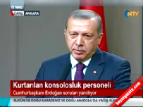 esenboga havalimani - Cumhurbaşkanı Recep Tayyip Erdoğan Konsolosluk Görevlilerin Kurtarılması Hakkında Konuştu  Videosu