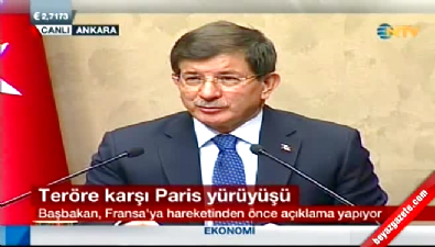 Başbakan Ahmet Davutoğlu: Teröre karşı dayanışmayı göstereceğiz 