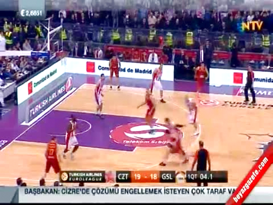 euroleague - Galatasaray Liv Hospital Kızılyıldız: 74-65 Euroleague Basketbol Maç Özeti (16 Ocak 2015)  Videosu