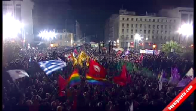 yunanistan - Yunanistan'da seçimin galibi Syriza  Videosu