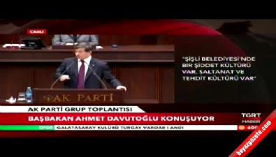 ak parti grup toplantisi - Başbakan Davutoğlu: 3 alanda mücadele ettik  Videosu