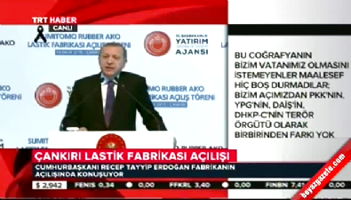 Cumhurbaşkanı Erdoğan: Olaylardan beni sorumlu tutanlar terörle aynı saftadır 