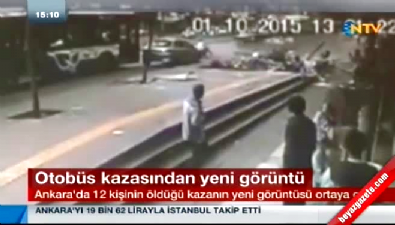 Ankara Cebeci'deki Otobüs Kazası Kamerada 
