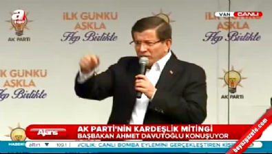 Başbakan Davutoğlu AK Parti Van mitinginde konuştu... 