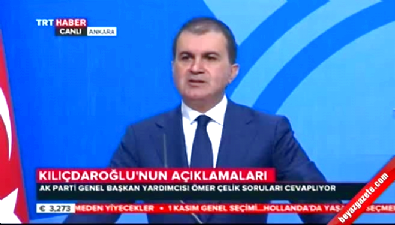 Çelik, Kılıçdaroğlu'nun belgeleri açıklaması gerektiğini söyledi 