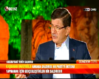 Ferda Yıldırım ile Gündem Özel 27.10.2015 Başbakan Ahmet Davutoğlu