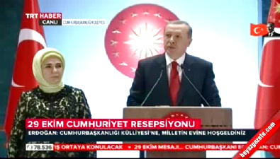 Cumhurbaşkanı Erdoğan 29 Ekim Resepsiyonu'nda konuştu