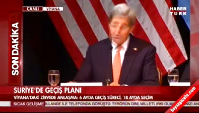 John Kerry Suriye kararını açıkladı 