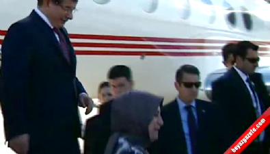 sare davutoglu - Başbakan Davutoğlu, G-20 için Antalya'da  Videosu