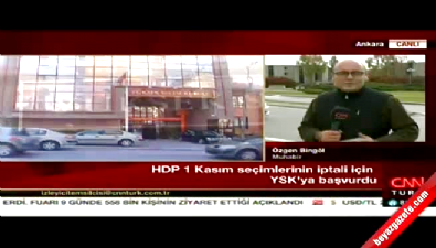 HDP: 1 Kasım seçimleri iptal edilsin 
