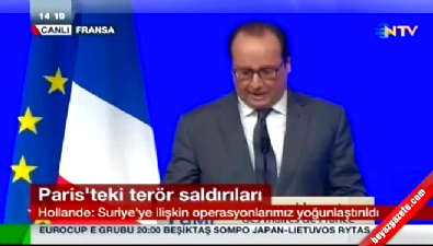 Fransa Cumhurbaşkanı Hollande açıklamalarda bulundu 