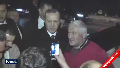 sariyer - Erdoğan Tarabya minibüs durağında esnafla sohbet etti  Videosu