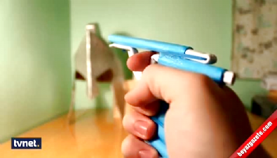 oyuncak tabanca - Kağıttan oyuncak tabanca yapımı  Videosu
