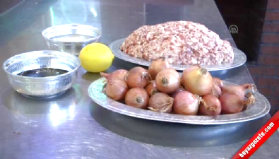 Gaziantep'te soğan kebabının tüketimi artıyor 