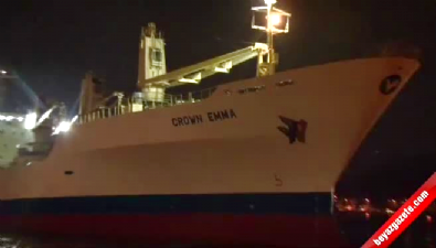 kargo gemisi - Boğaz’da faciadan dönüldü  Videosu