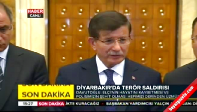 Başbakan Davutoğlu'ndan saldırı açıklaması 