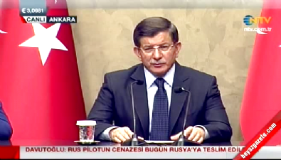 Başbakan Davutoğlu: Tahir Elçi'nin yanında bulunan silahla bir polisimiz şehit oldu 