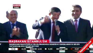 Başbakan Davutoğlu İstanbul'da konuştu 
