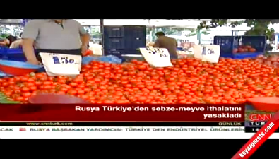 Rusya, Türkiye'den sebze ve meyve ithalatını yasakladı 