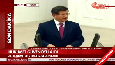 Davutoğlu: Herkesin hükümetiyiz.