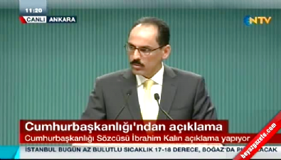 İbrahim Kalın açıklamalarda bulundu 