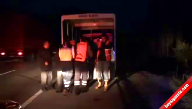 trafik kazasi - Çorum'da yolcu otobüsü devrildi  Videosu