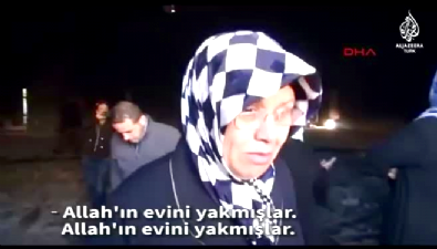 Diyarbakır'da yanan camiyi gören kadın: Evim yanaydı oğul 