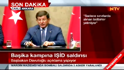 isid - Başbakan Davutoğlu: Mevzileri imha edildi Videosu