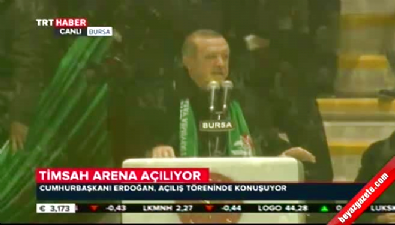 bursaspor - Erdoğan Timsah Arena'nın açılışında konuştu Videosu