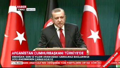 Cumhurbaşkanı Erdoğan: Afganistan'la işbirliğimiz devam edecek