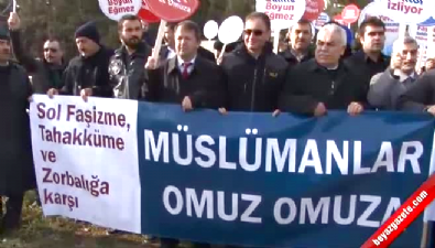 odtu - ODTÜ Önünde 'İbadet' Eylemi  Videosu