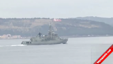 marmara denizi - NATO Üyesi Ülkelerin Savaş Gemileri Çanakkale Boğazı'ndan Geçti  Videosu