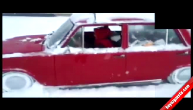 Genç kadından drift şov 