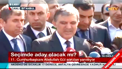 Abdullah Gül'e adaylık sorusu 