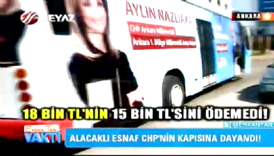 aylin nazliaka - Aylin Nazlıaka esnafı mağdur etti Videosu