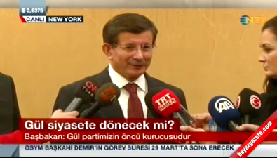 abdullah gul - Başbakan Davutoğlu: Abdullah Gül için AK Parti'nin kapıları açık Videosu