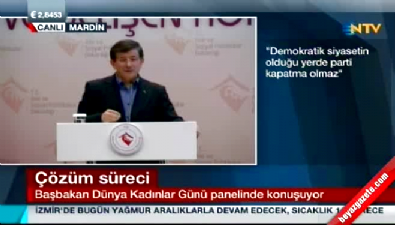 Başbakan Davutoğlu'ndan 'parti kapatma' açıklaması 