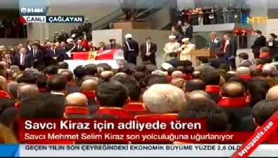 adalet bakani - Adalet Bakanı Kenan İpek, Savcı Mehmet Selim Kiraz'ın cenaze töreninde konuştu  Videosu