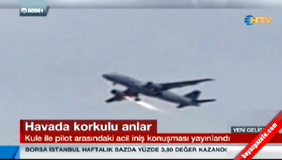 turk hava yollari - Acil iniş yapan THY uçağı ile kule arısındaki görüşme  Videosu