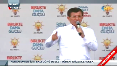 Başbakan Ahmet Davutoğlu Şanlıurfa'da konuştu 