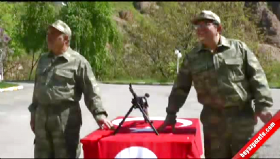 il jandarma komutanligi - Gümüşhane’de engelli baba - oğul temsili askerlik yaptı  Videosu